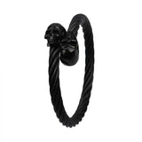 Biker bangle Black / 16 21cm nz