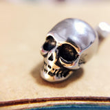 Biker Skull Earrings Silver nz