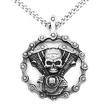 Biker Skull Necklace nz