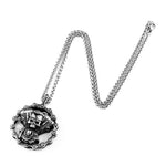 Biker Skull Necklace nz