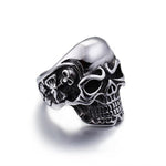 Biker Skull Ring nz