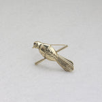 Bird shaped brooch Gold nz
