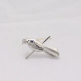 Bird shaped brooch Silver nz