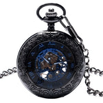 Black and blue pocket watch nz