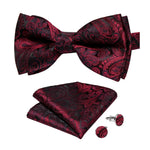 Black and burgundy bow tie cashmere nz