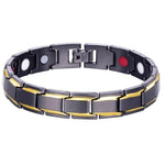 Black and gold magnetic bracelet nz