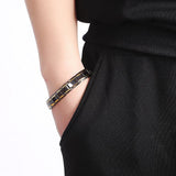 Black and gold magnetic bracelet nz