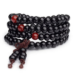 Black and red wooden bracelet nz