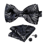 Black and white bow tie cashmere nz