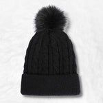 Black beanie with pompom nz