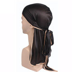 Black durag with gold trim nz