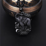 Black elephant necklace nz