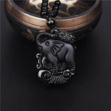 Black elephant necklace nz