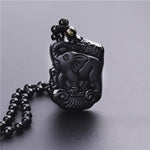 Black elephant necklace nz