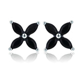 Black flower earrings nz
