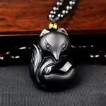Black fox necklace nz