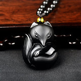 Black fox necklace nz