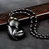 Black fox necklace nz