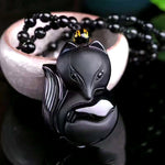 Black fox necklace nz