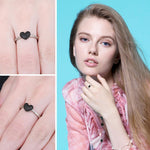 Black heart ring nz