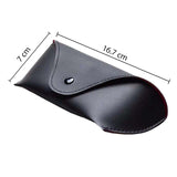 Black leather glasses case nz