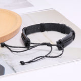 Black leather infinity bracelet nz