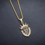 Black lion necklace men nz