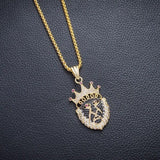 Black lion necklace men nz