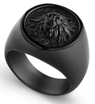 Black lion ring 57 mm nz