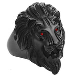 Black lion ring Stainless Steel 52 mm nz