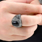 Black onyx signet ring nz