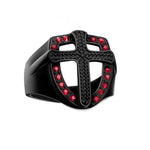 Black religious ring 57 mm nz
