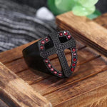 Black religious ring nz