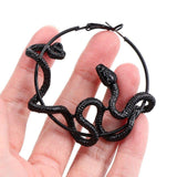 Black Snake Drop Earrings nz