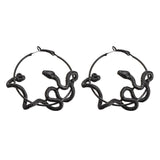 Black Snake Drop Earrings nz