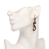 Black snake earrings nz