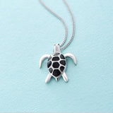 Black turtle necklace nz