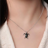 Black turtle necklace nz