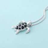 Black turtle necklace nz