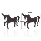 Black unicorn earrings nz