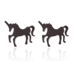 Black unicorn earrings nz