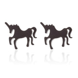 Black unicorn earrings nz