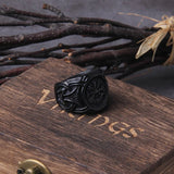 Black Vegvisir ring nz
