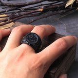 Black Vegvisir ring nz