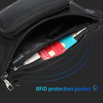 Black waterproof bum bag nz
