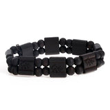 Black wooden bracelet nz
