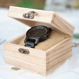 Black wooden watch nz