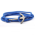 Blue anchor bracelet Light blue nz