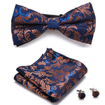 Blue and brown bow tie nz