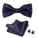 Blue and purple bow tie nz